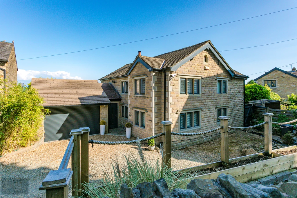 Front Elevation and Driveway